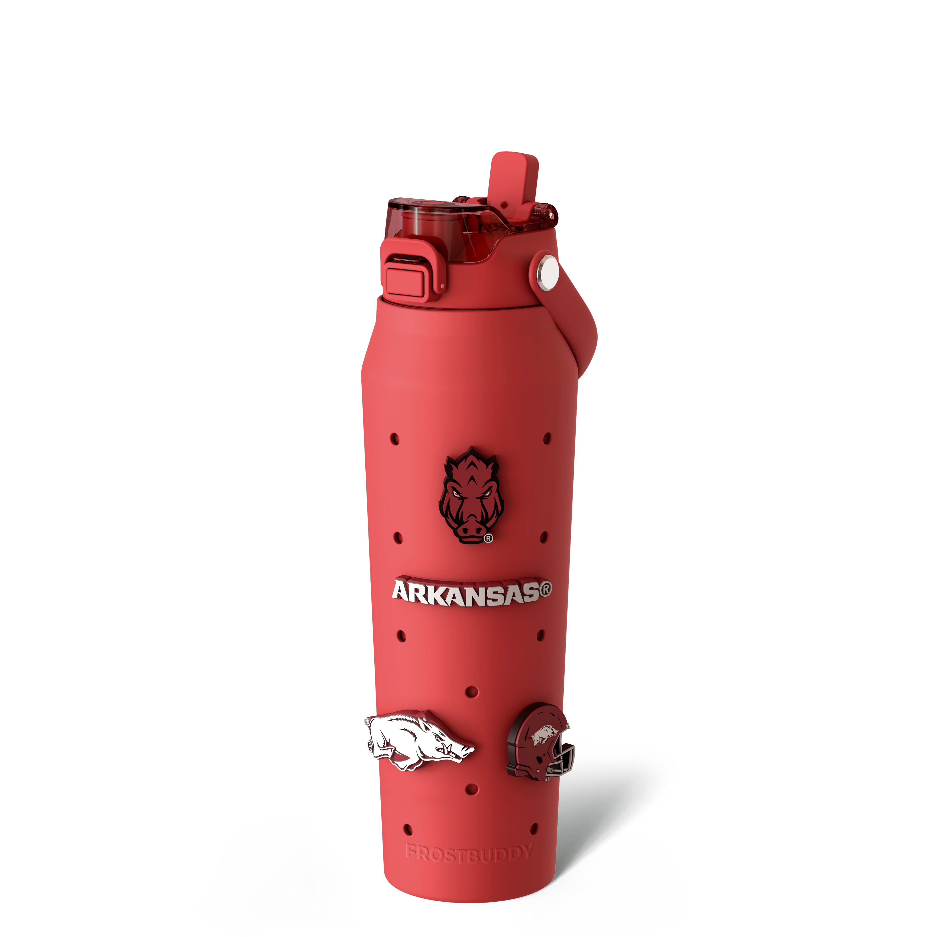 Bottle Buddy 32oz | Arkansas Razorbacks | Skin + Budz Bundle