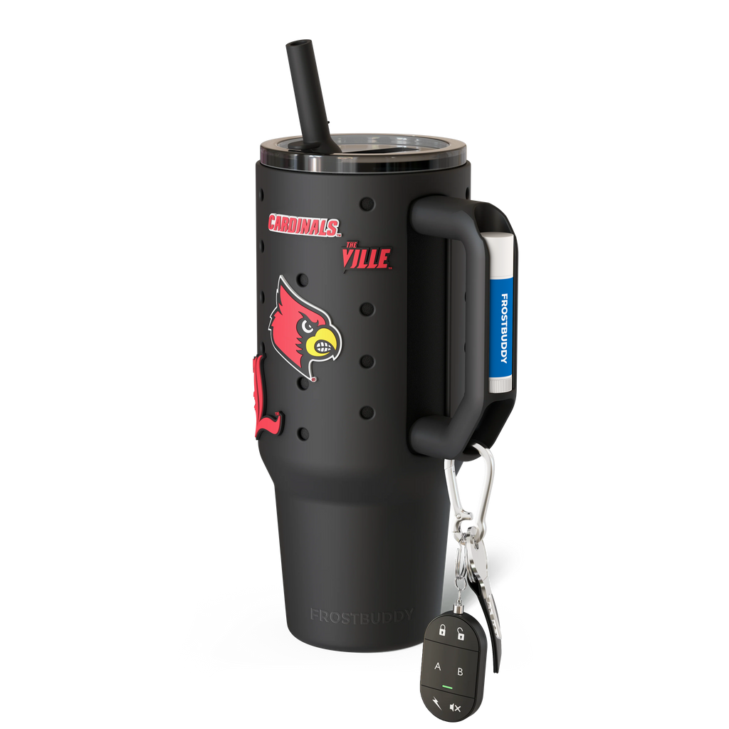 Thicc Buddy 40oz | Louisville Cardinals | Skin + Budz Bundle