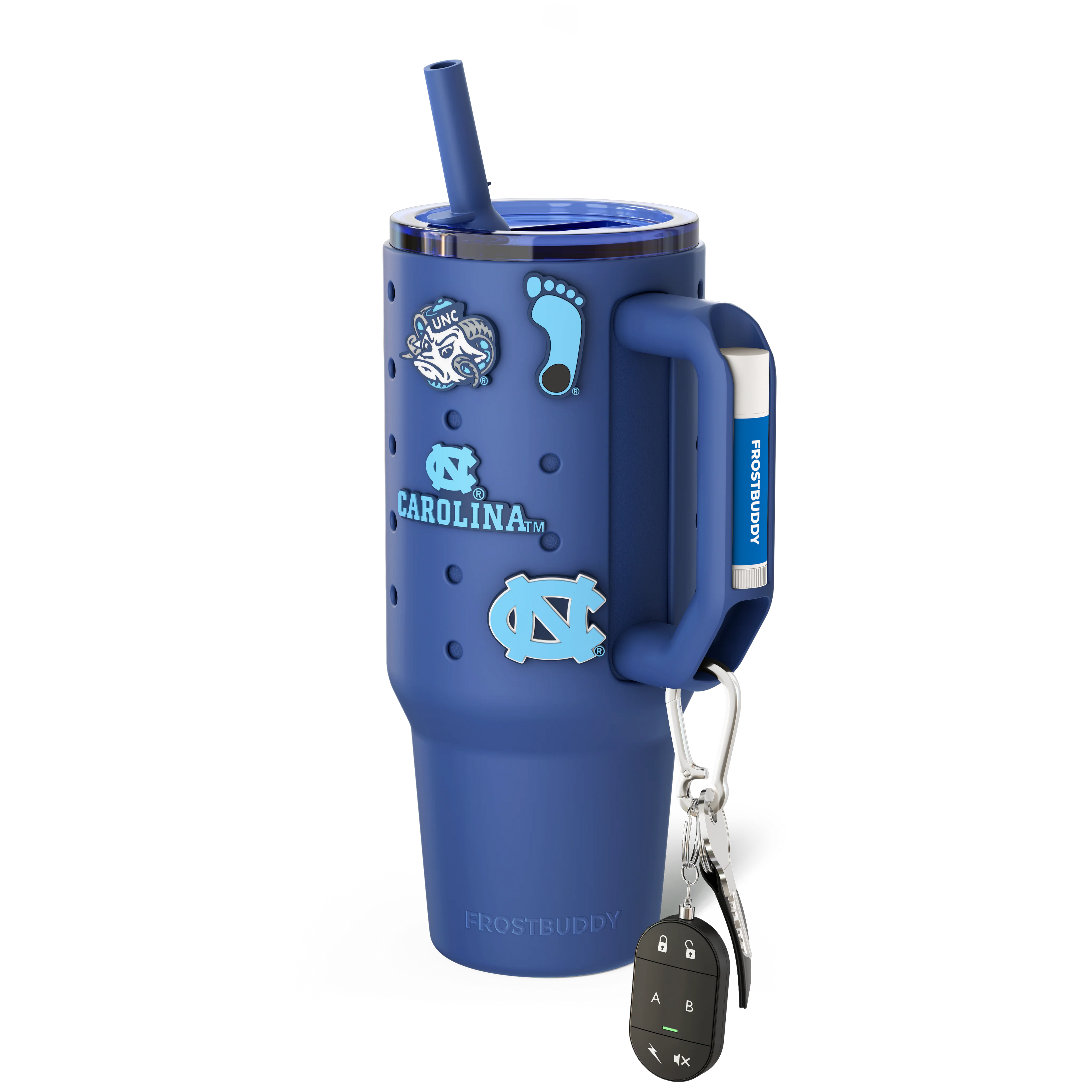 Thicc Buddy 40oz | UNC Tarheels | Skin + Budz Bundle