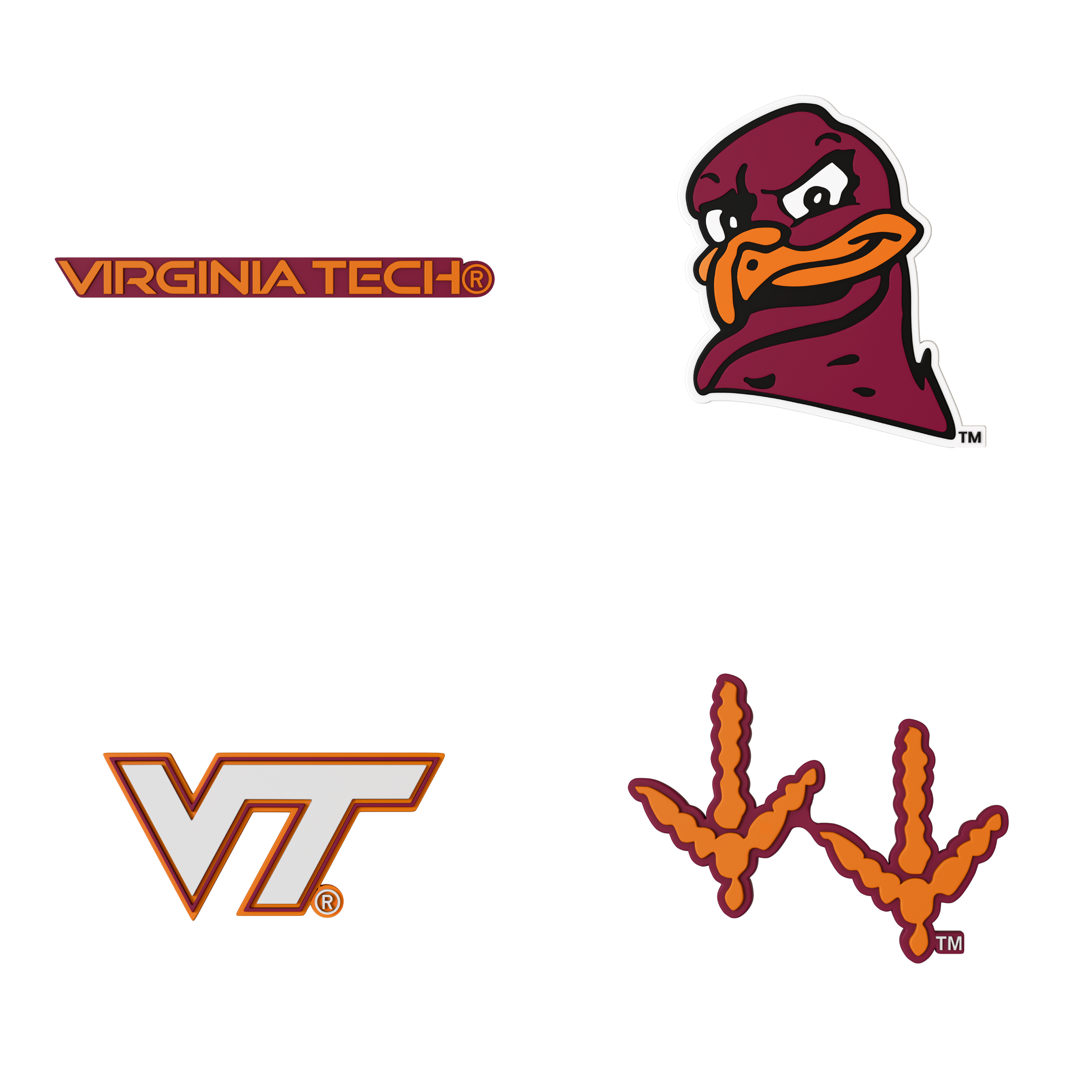 Budz | Virginia Tech Hokies | 4-Pack Bundle